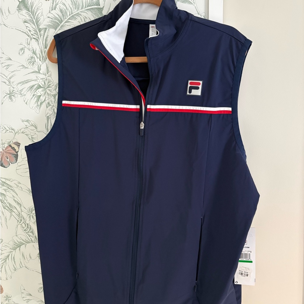 FILA Men’s Performance Zip Vest – NWT - Picture 2 of 5